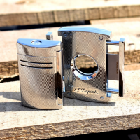 ST Dupont Cigar Cutter - Maxijet - Chrome Grid Finish